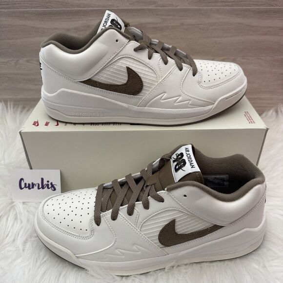 Nike Wmns Jordan Stadium 90 Size 12 UK 9.5 Sail Kelp Blk Casual Shoes FB2269102 - Picture 1 of 9